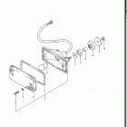 LT125 1985-1987 Задний фонарь