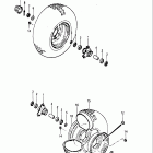 LT50 1984-1987 Переднее колесо