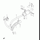 LT125 1985-1987 Глушитель