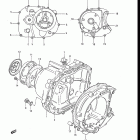 LT125 1985-1987 Крышки картера