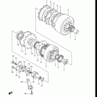 LT125 1985-1987 Сцепление