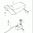 LT50 1984-1987 Oil tank-seat