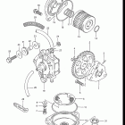 LT125 1985-1987 Масляный и топливный насос