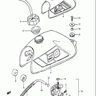 LT50 1984-1987 Fuel tank (model h)