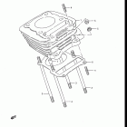 LT125 1985-1987 Цилиндр