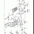 LT185 1984-1987 Air cleaner (model f / g / h)