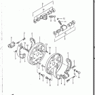 LT-F230 Тормоза переднее колесо