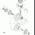 LT185 1984-1987 Коленвал