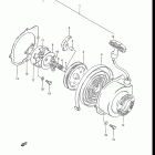 LT125 1985-1987 Ручной стартер