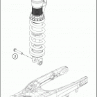 2021 KTM 150 XC-W TPI Chassis Амортизатор