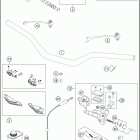 2020 150 XC-W TPI CHASSIS Руль