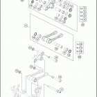 2021 KTM 150 SX Chassis Соединение рычагов