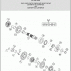 2021 KTM 300 XC TPI Engine Трансмиссия 2-контрпривод