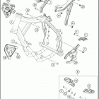 2021 KTM SXE-5 Chassis Рама