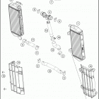 2019 250 XC ENGINE Система охлаждения