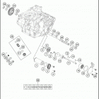 2021 KTM 500 XCF-W Engine Масляная система