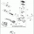 2020 150 XC-W TPI CHASSIS Front brake control