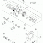 2020 250 XC TPI CHASSIS Переднее колесо