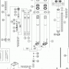 2021 KTM 300 XC-W TPI Chassis Передняя вилка