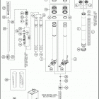 2020 500 EXC-F CHASSIS Передняя вилка