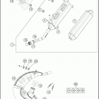 2021 KTM 150 XC-W TPI Chassis Глушитель