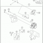2021 KTM 50 SX MINI Chassis Задний суппорт