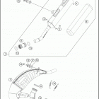2019 150 SX CHASSIS Глушитель