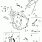2021 KTM 500 EXC-F Chassis Рама