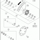 2020 350 SX-F CHASSIS Переднее колесо