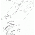 2021 KTM 125 XC Chassis Глушитель