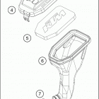 2021 KTM 50 SX MINI Chassis Воздушный фильтр