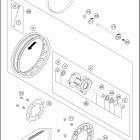2021 KTM SXE-5 Chassis Переднее колесо