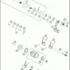 2021 KTM 125 XC Engine Механизм переключения