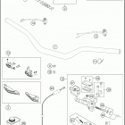 2021 KTM 150 XC-W TPI Chassis Руль