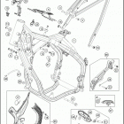 2021 KTM 300 XC-W TPI Chassis Рама