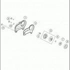 2020 250 SX ENGINE Водяной насос