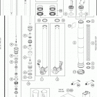 2021 KTM 50 SX Chassis Передняя вилка