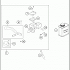 2021 KTM 50 SX MINI Chassis Front brake control