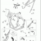 2021 KTM 250 SX Chassis Рама