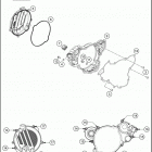 2020 150 SX ENGINE Кожух сцепления