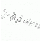 2020 250 XC-W TPI ENGINE Водяной насос