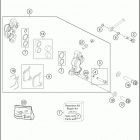 2021 KTM 50 SX MINI Chassis Передний суппорт