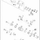 2020 250 XC-F ENGINE Механизм переключения