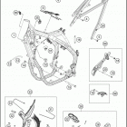 2021 KTM 450 XC-F Chassis Рама