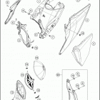 2020 250 SX CHASSIS Воздушный фильтр