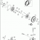 2021 KTM 125 XC Engine Сцепление