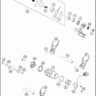 2021 KTM 500 XCF-W Engine Механизм переключения