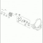 2020 350 EXC-F ENGINE Водяной насос