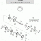 2020 150 SX ENGINE Трансмиссия 2-контрпривод