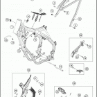 2020 150 SX CHASSIS Рама